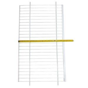 Frigidaire Upright Freezer Wire Shelf Replacement 15.25" Depth  White Metal